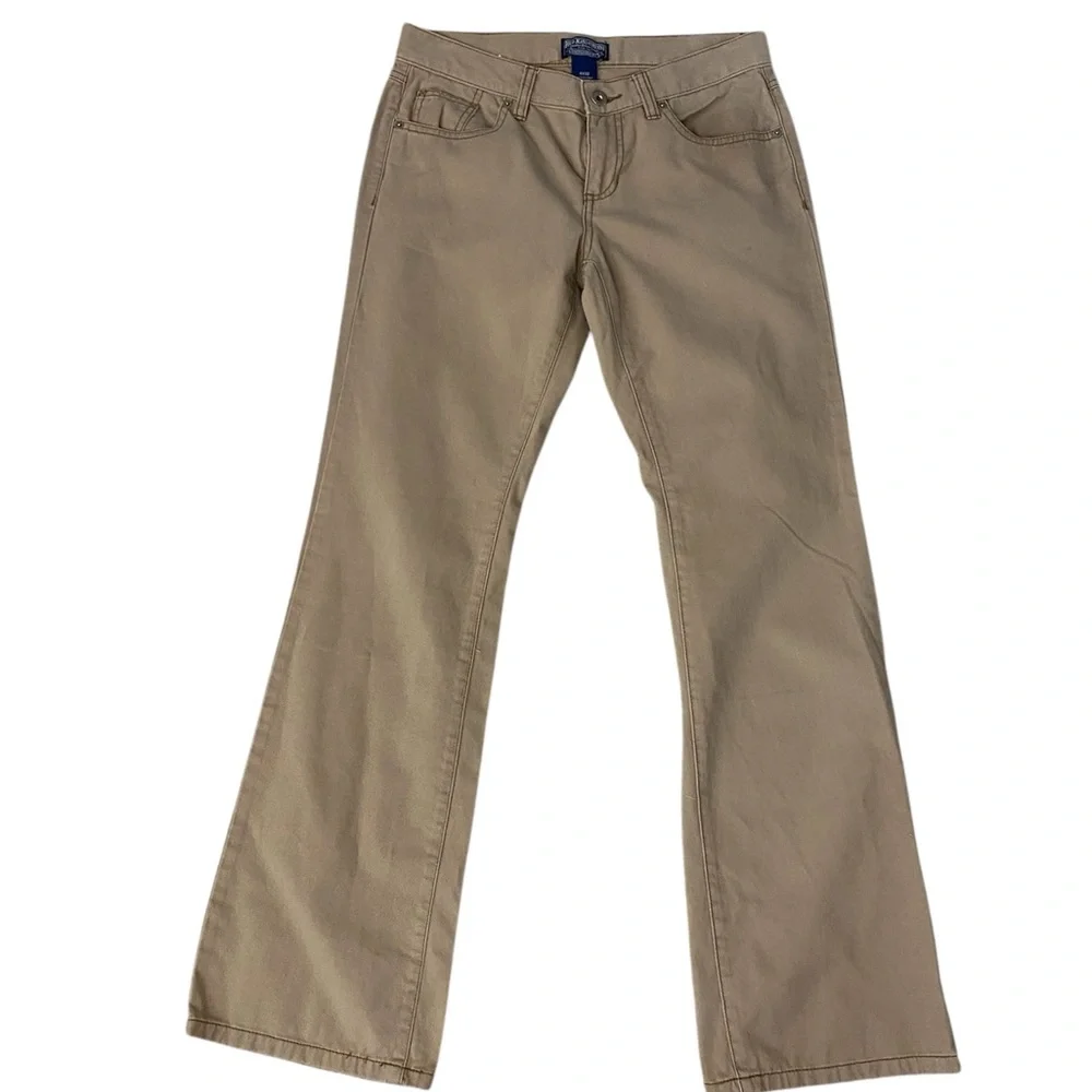 Ralph Lauren Polo Jeans Khaki Bootcut Pants Women’s Size 4 Old Money Minimalist - Picture 2 of 7
